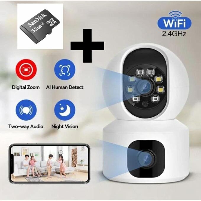 Caméra WiFi Q7 Max 360°