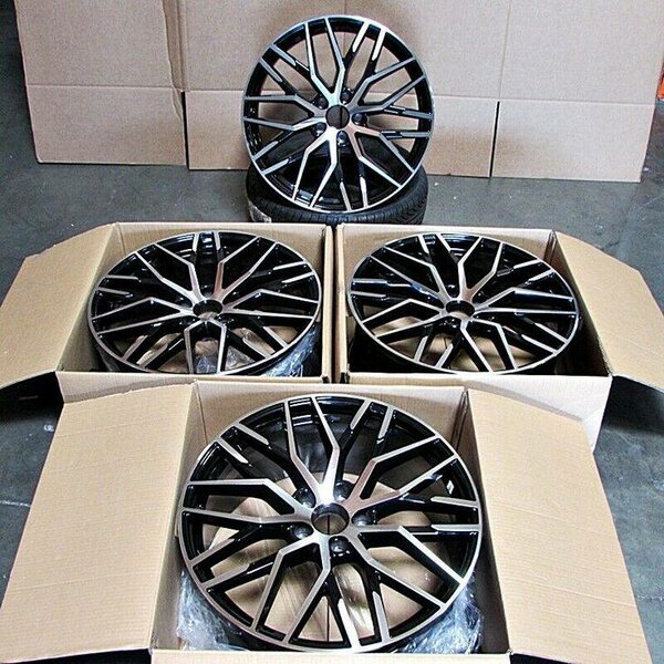 Jantes Alliage Noires Brillantes