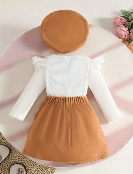 Ensemble fille chic beige 3ans