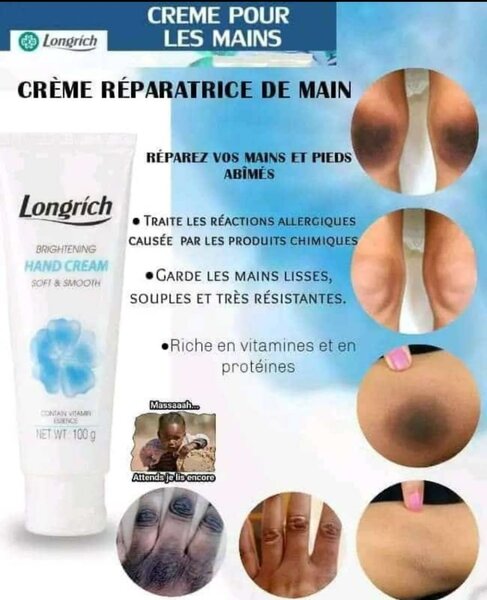 Crème reparatrice longrich