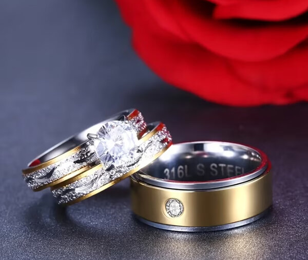 Bagues de Couple Or et Argent