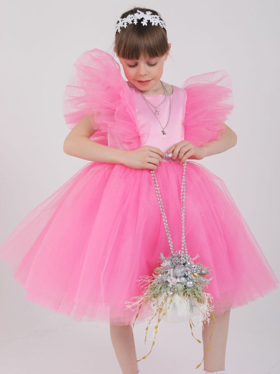 Платье многослойное фатин