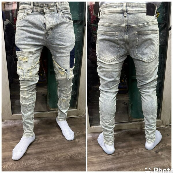 Jeans déchirés tendance homme