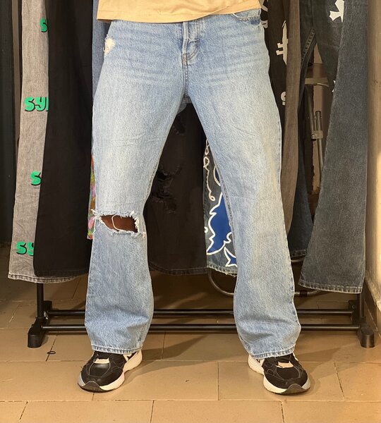 Jeans déchiré tendance