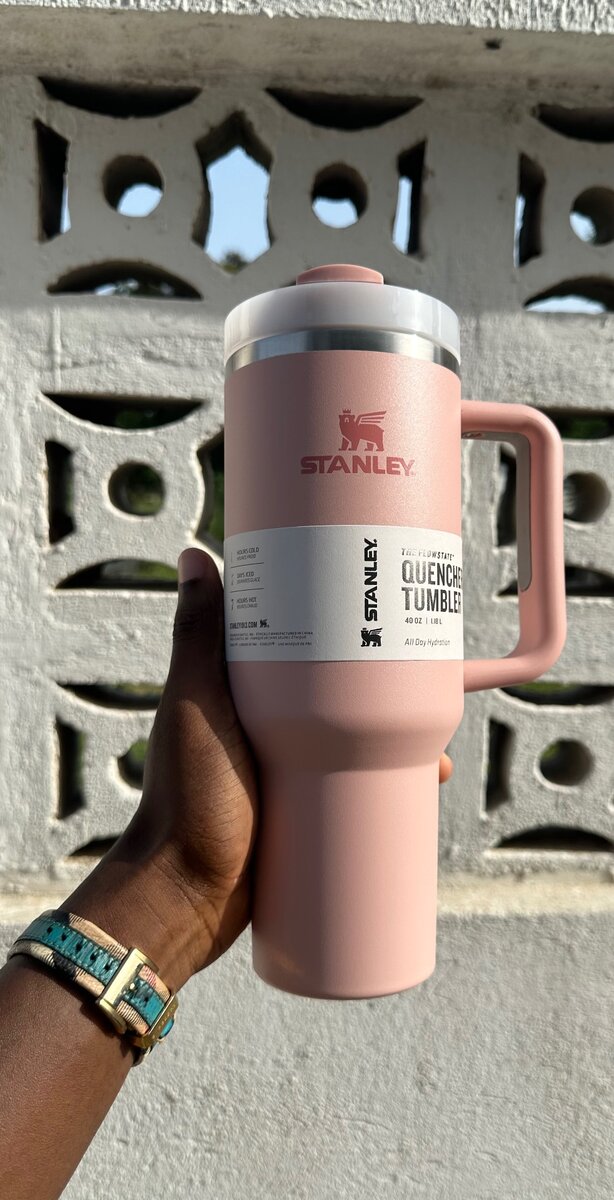 Peach Stanley Tumbler 40oz