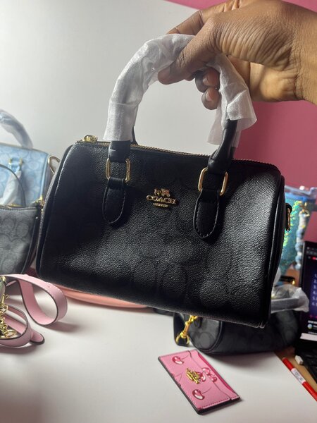 Coach Cherry Print Handbag Set