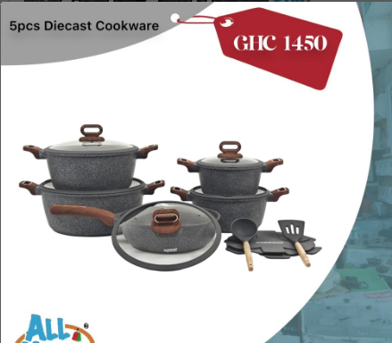 Donnor 5pcs Diecast cookware 