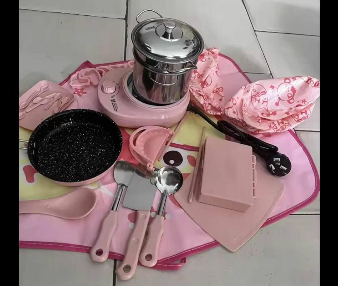 Set d'ustensiles Cuisine Rose