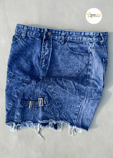 Jupe en jean décontractée