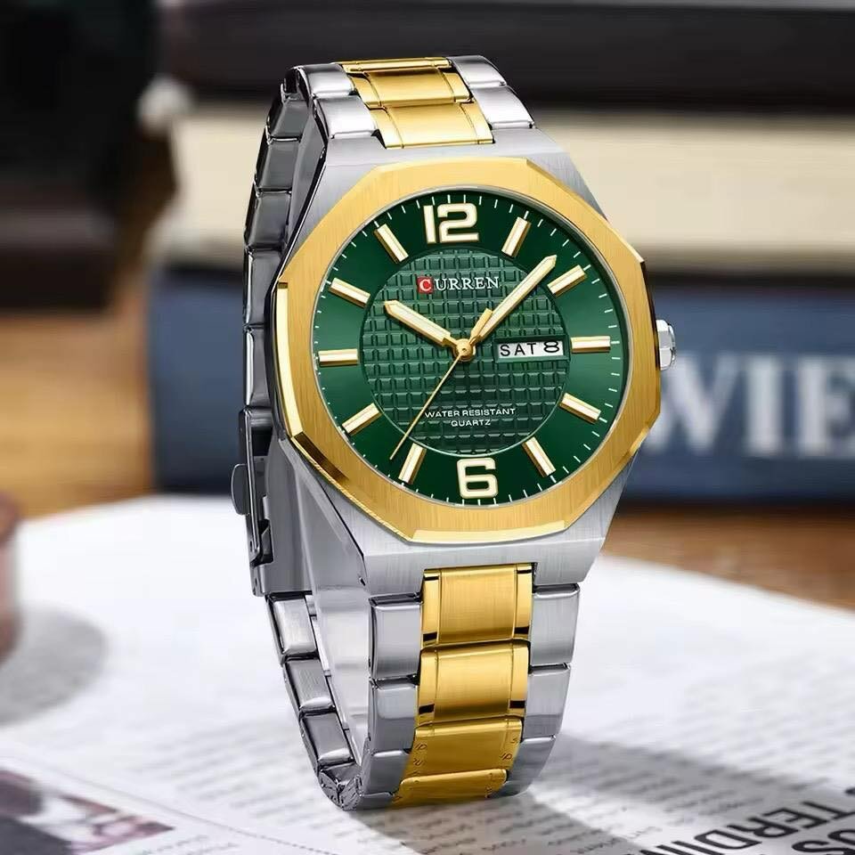 Montre Homme Luxe Bicolore