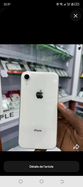 iPhone XR blanc