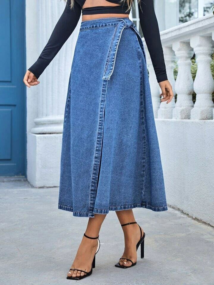 Jupe en jean polyvalente