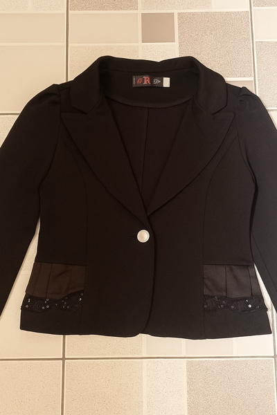 Veste noire élégante