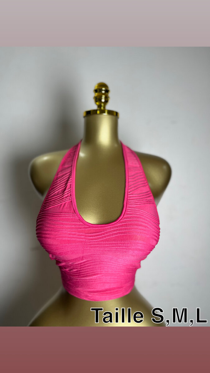 Top bustier tendance fem