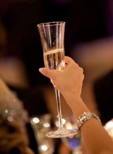 2 Flûte à champagne élégante
