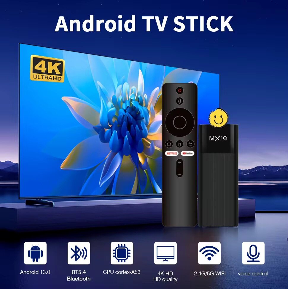 Clé TV Android MX10