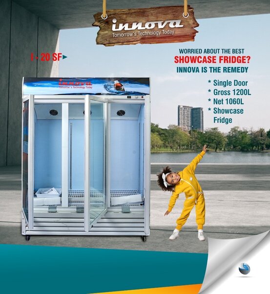 Innova 3 doors display fridge