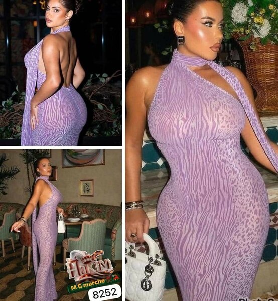 Robe longue dos nu élégante