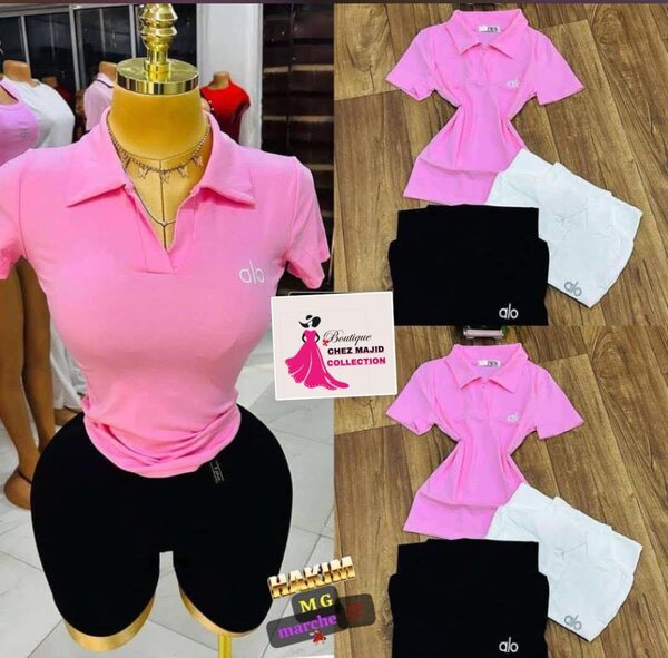 Lot de polos colorés pour femmes