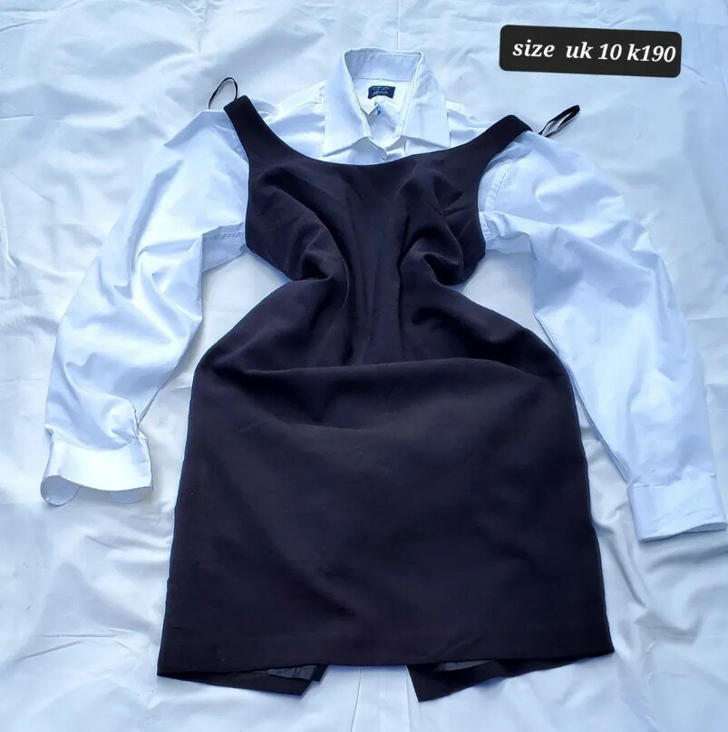 Stylish women's office dress black