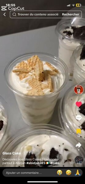 Délice Glass Cake Vanille