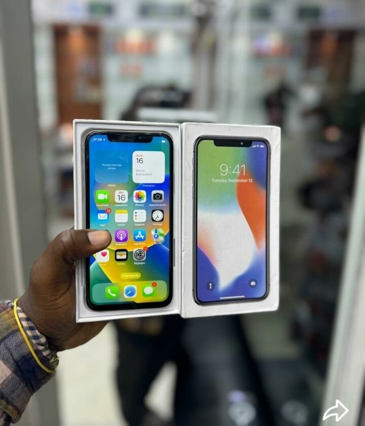 iPhone X 256Go Argent Réconditionné