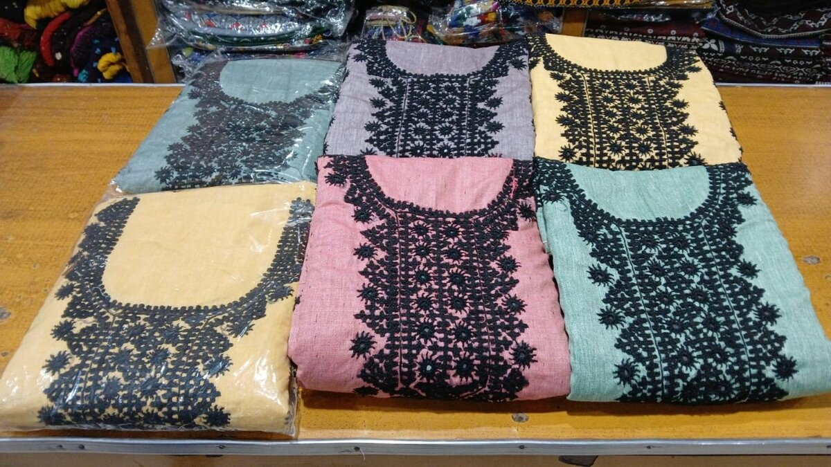 Handmade embroidery dress