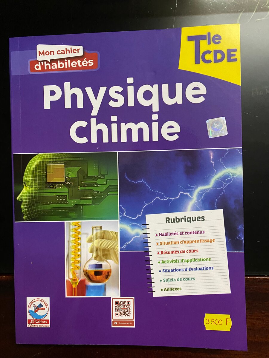Livre Physique Chimie Tle D