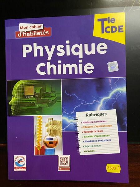 Livre Physique Chimie Tle D