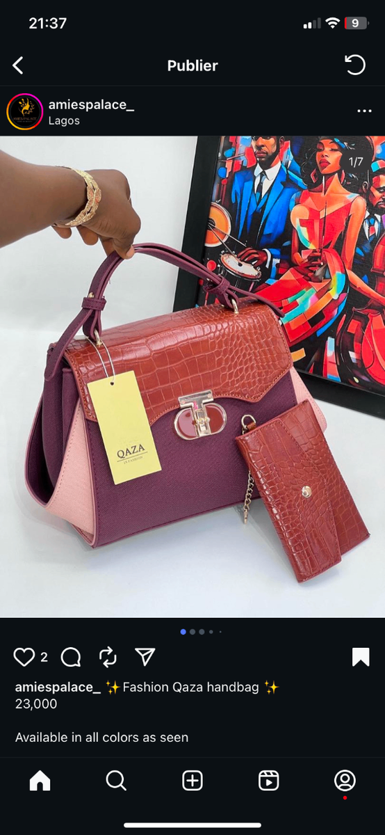 Sac à main Qaza coloré