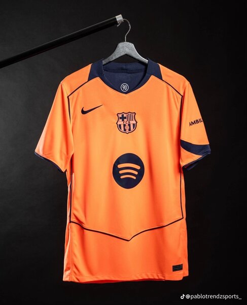 Maillot de Football Orange Nike