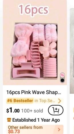 Set de 16 accessoires coiffure