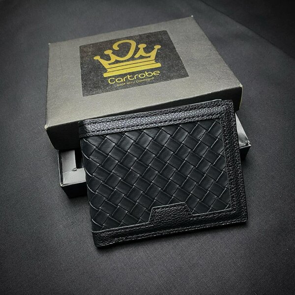 Men's PU Leather Textured Wallet