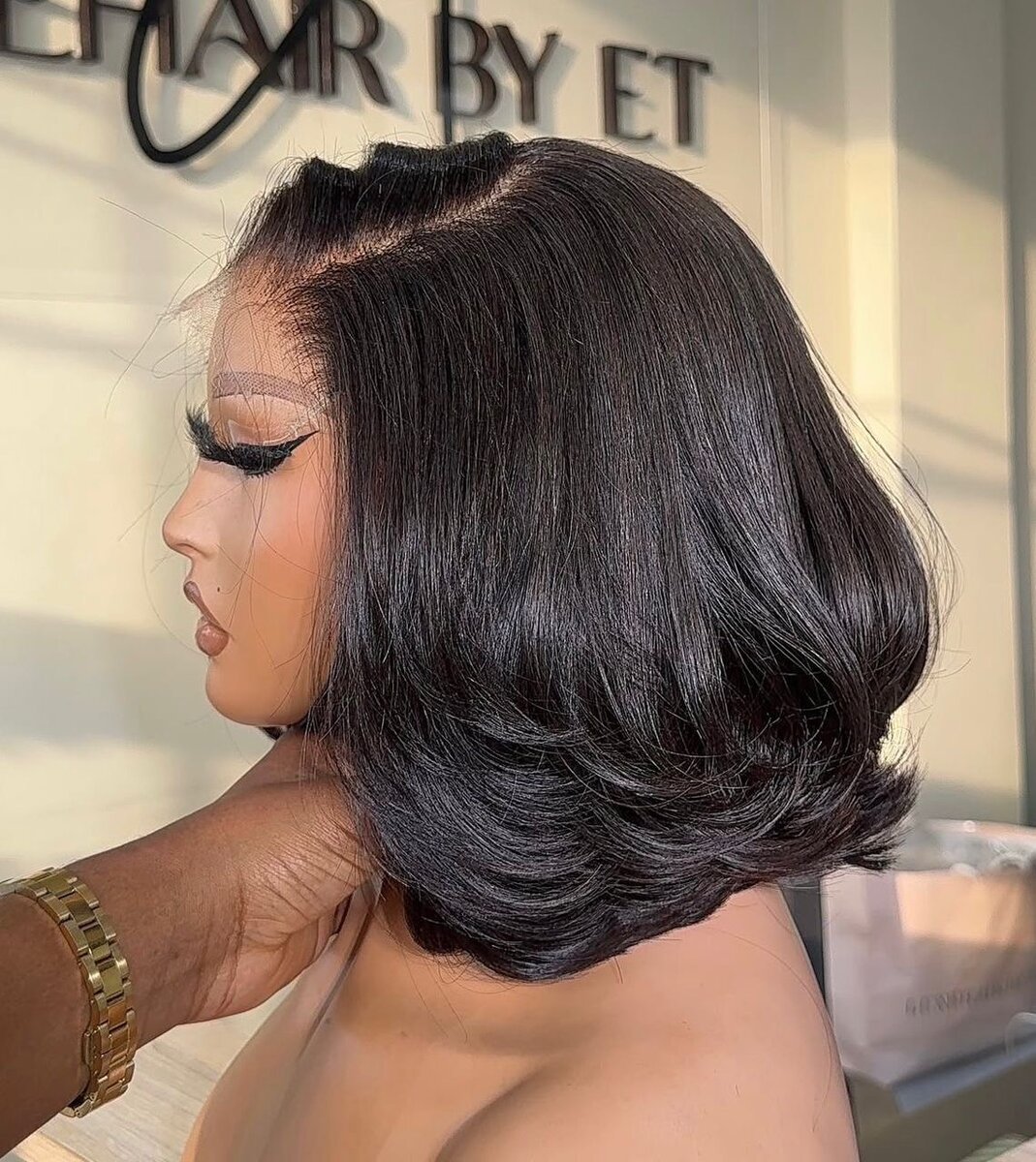 Perruque raw hair Chic Noire