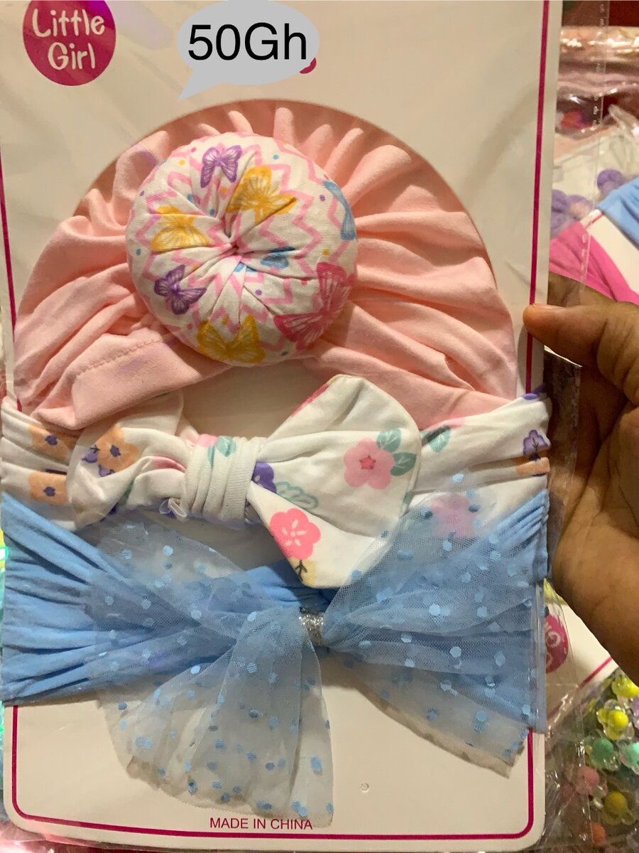 Newborn set  3 in 1 Head band