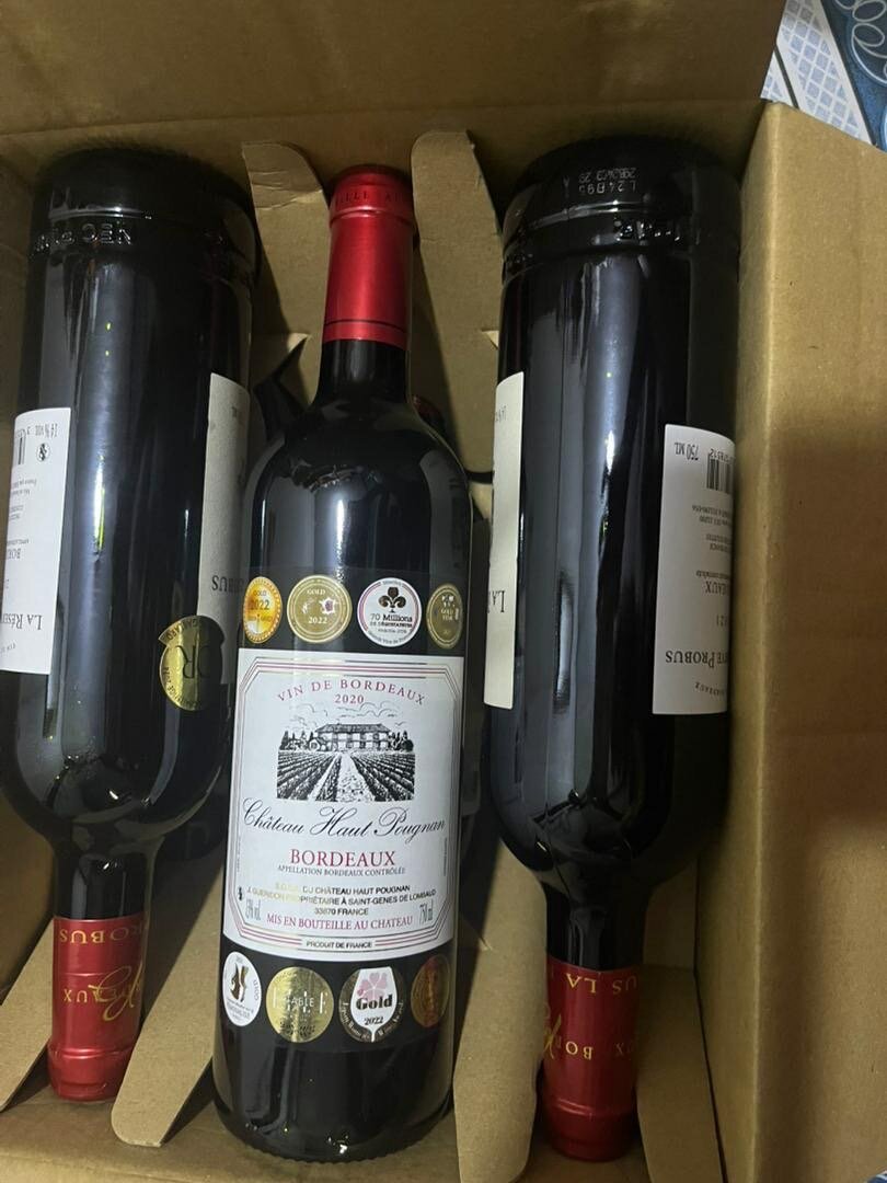 Vin rouge Bordeaux 2021