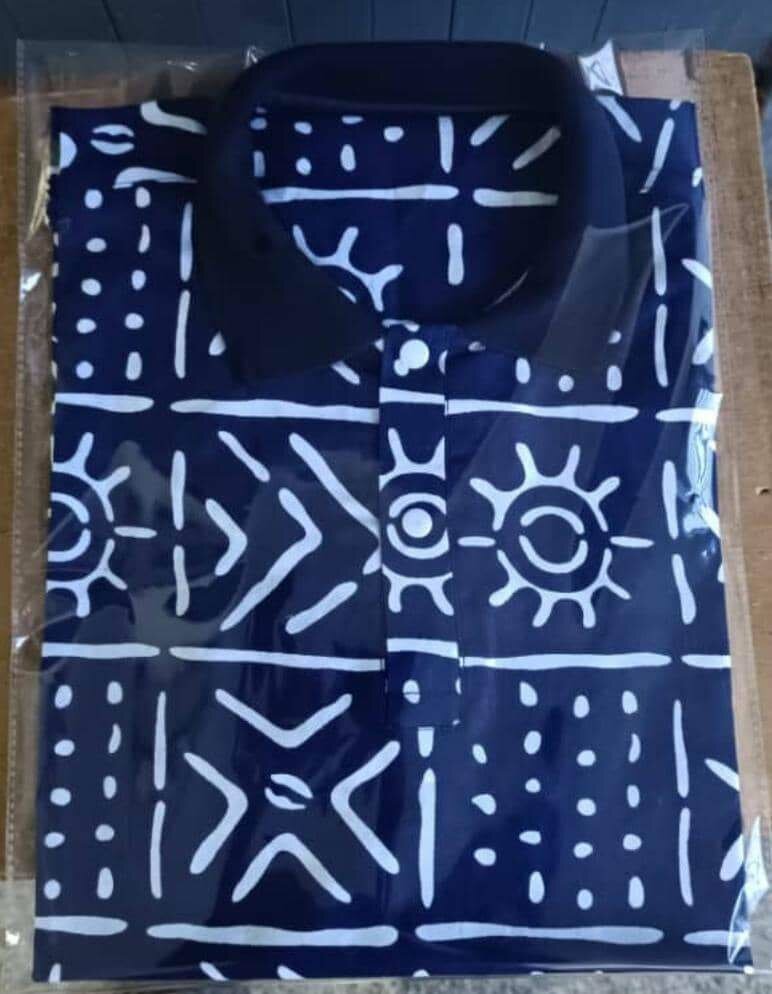 Polo Homme Motif Africain
