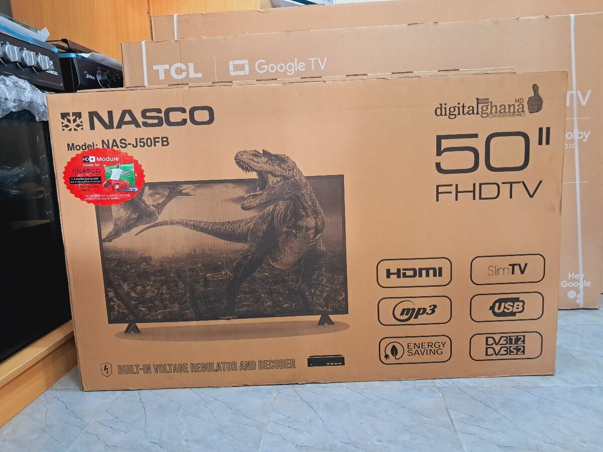 Nasco 50 inches tv digital Satellite