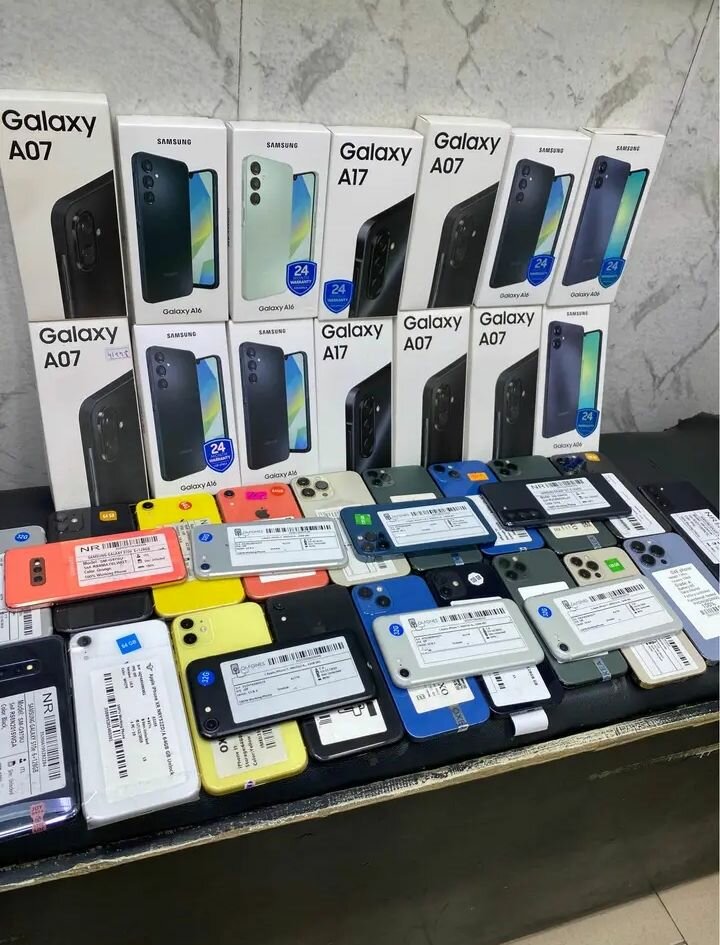 Smartphones Samsung et iPhone