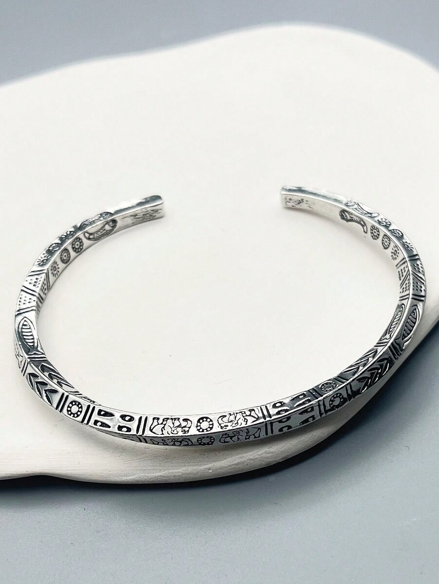 Bracelet en argent homme