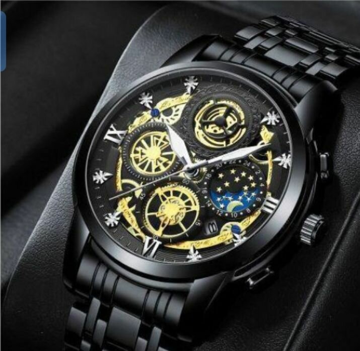 Montre homme squelette luxe