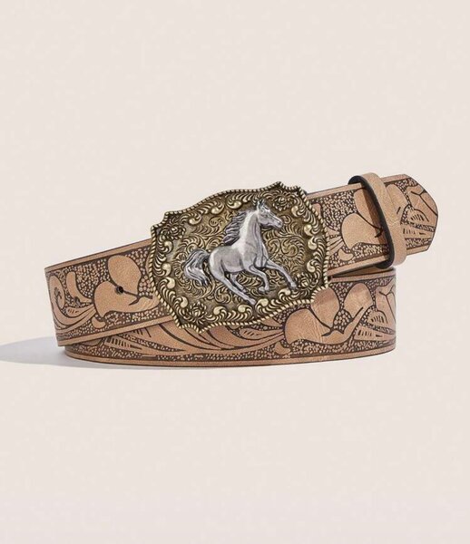 Ceinture Western avec Boucle Cheval
