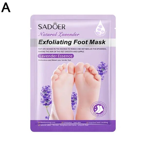 Exfoliating foot mask
