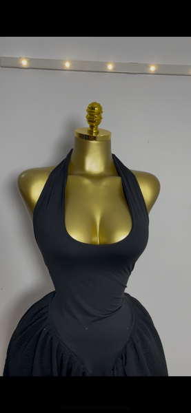 Robe Dos Nu Élégante Noire