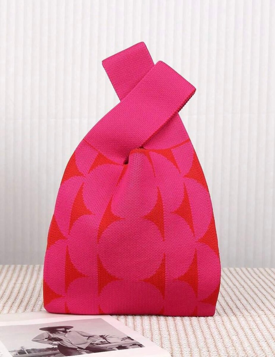 Sac élégant à motifs géométriques