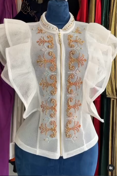 Blusa white