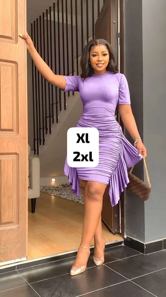 Side ruched straight bodycorn dress