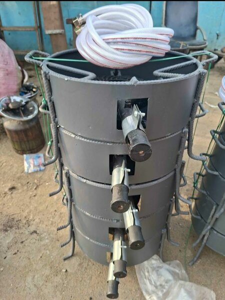 Chaudière à charbon industrielle en métal