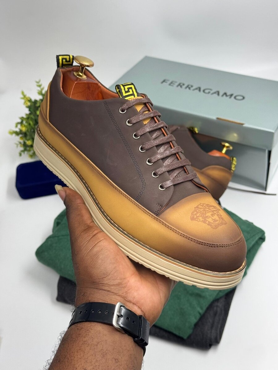 VERSACE CAMEL AND COFFEE