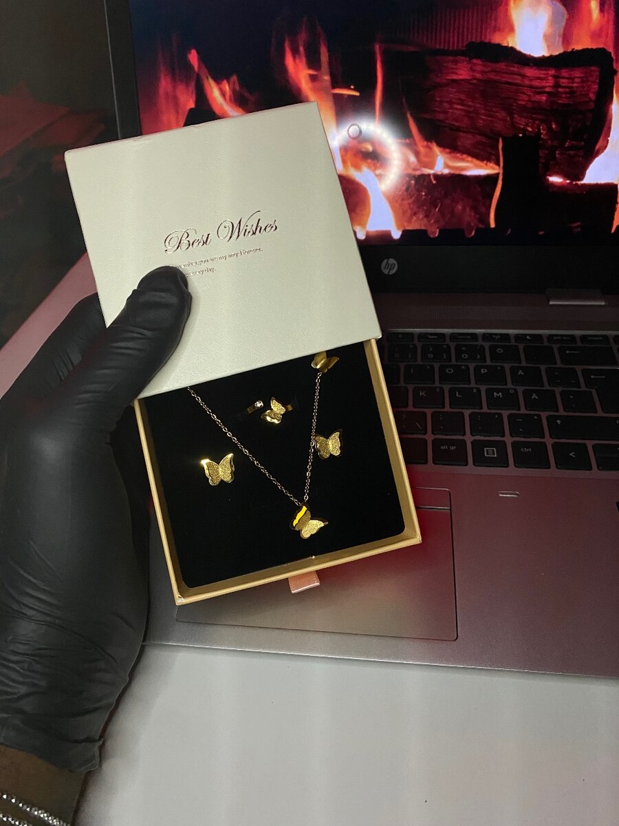 Parure Papillon Éclatant